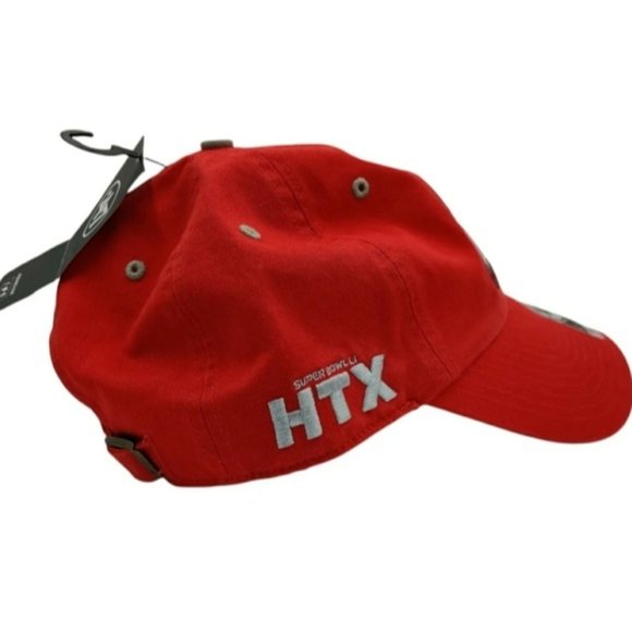 Super Bowl LI Hat Cap Strapback Red Patriots Falcons NFL Football 47' Brand NWT - Picture 3 of 9